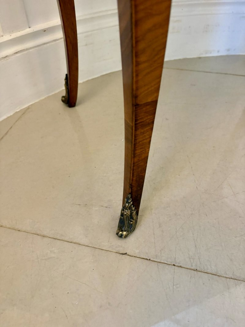 Quality Antique French Walnut Jardinière Table - Image 15